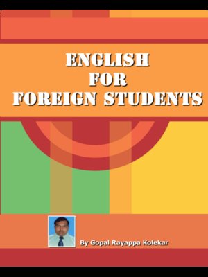 cover image of English for Foreign Students